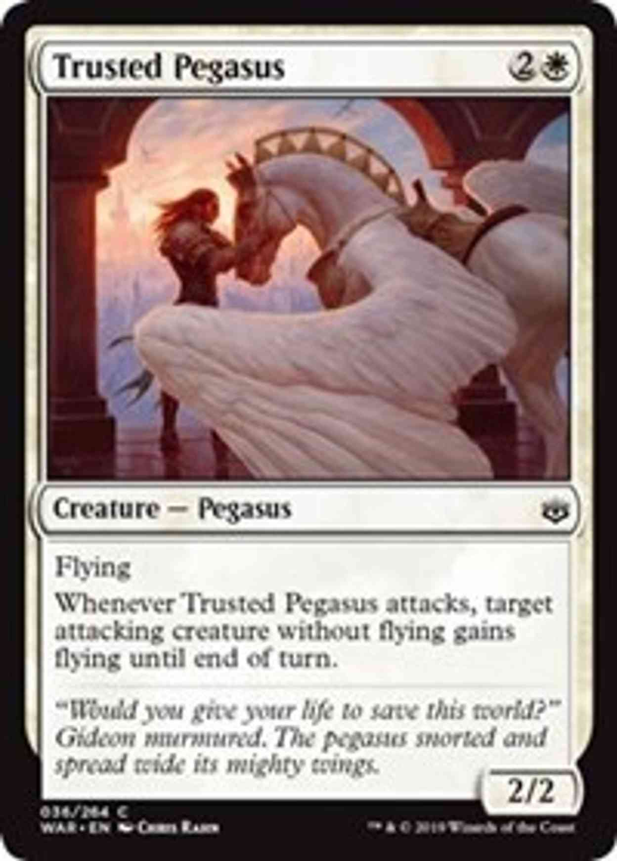 Trusted Pegasus magic card front