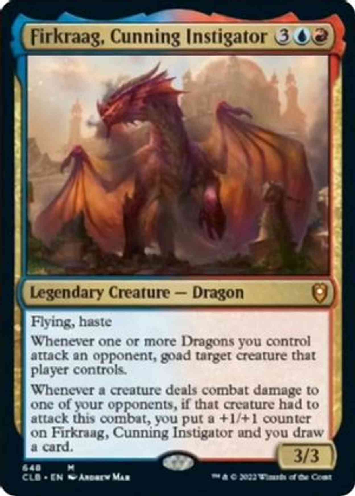 Firkraag, Cunning Instigator (Display Commander) - Thick Stock magic card front