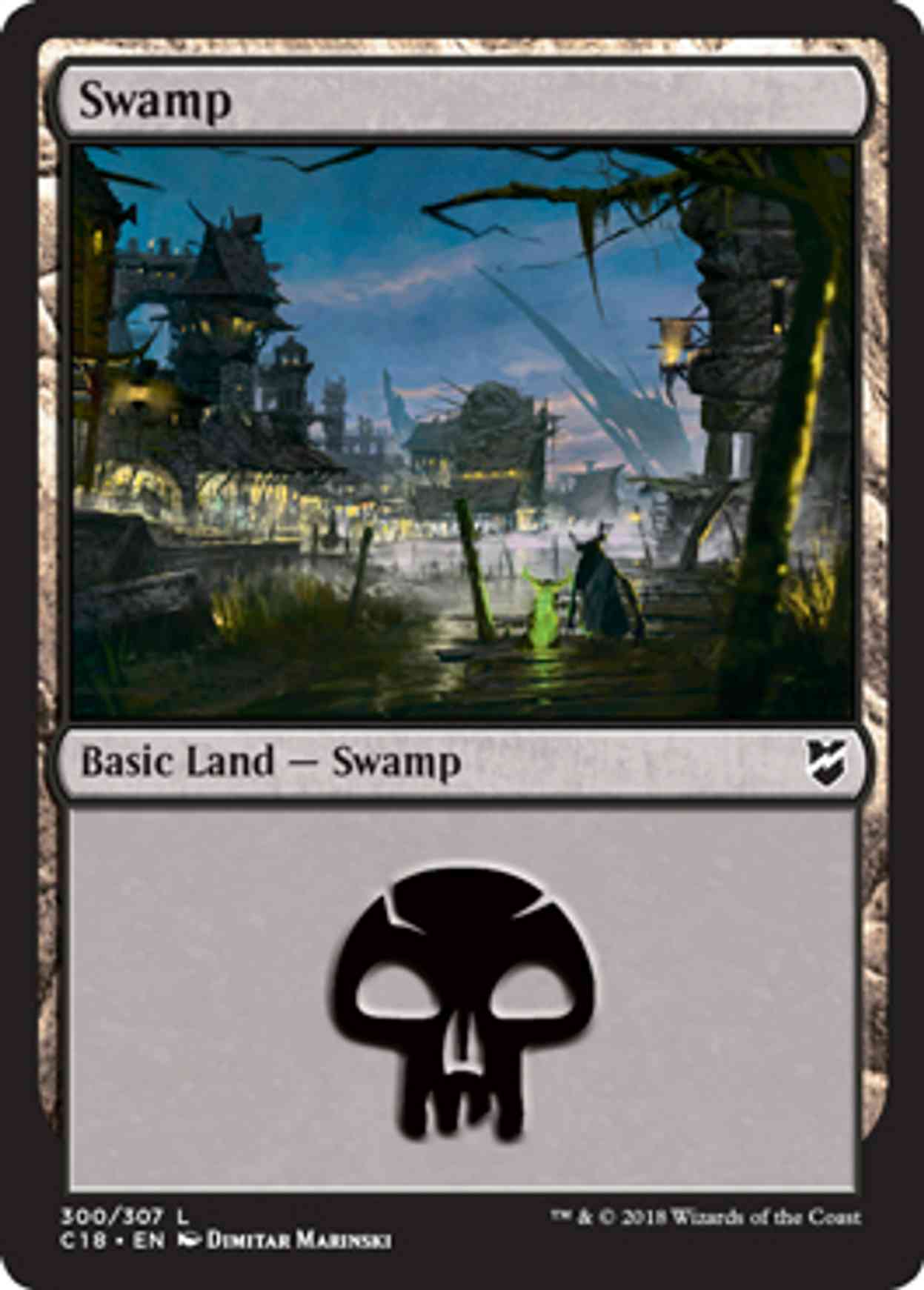 Swamp (300) magic card front