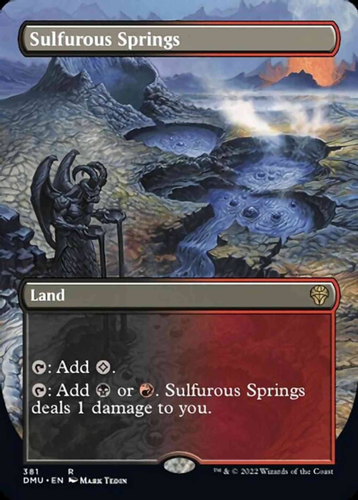Sulfurous Springs (Borderless) magic card front