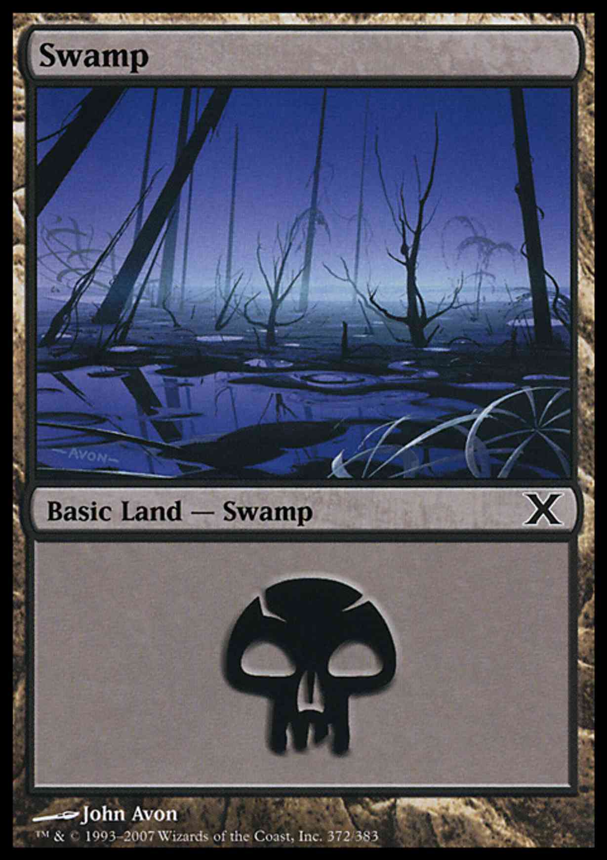 Swamp (372) magic card front