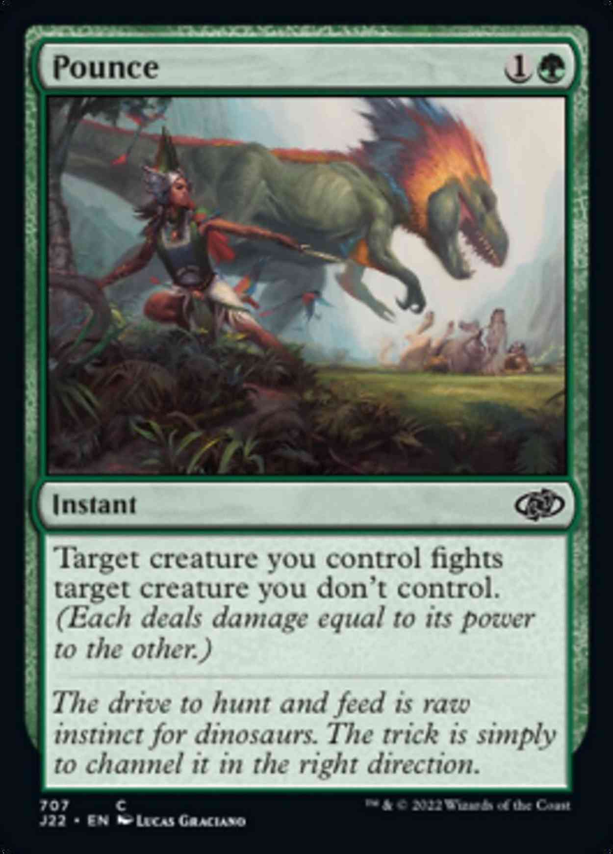 Pounce magic card front