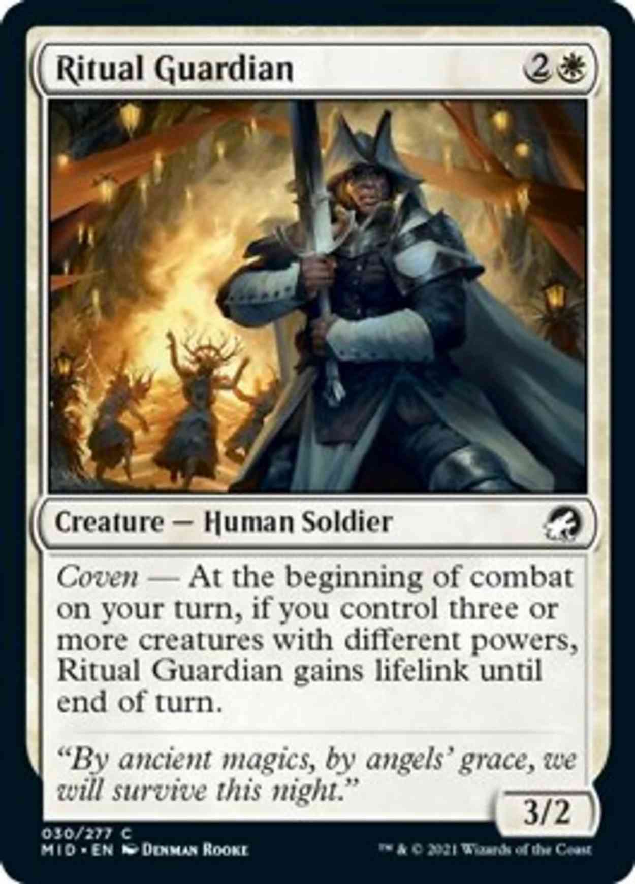 Ritual Guardian magic card front
