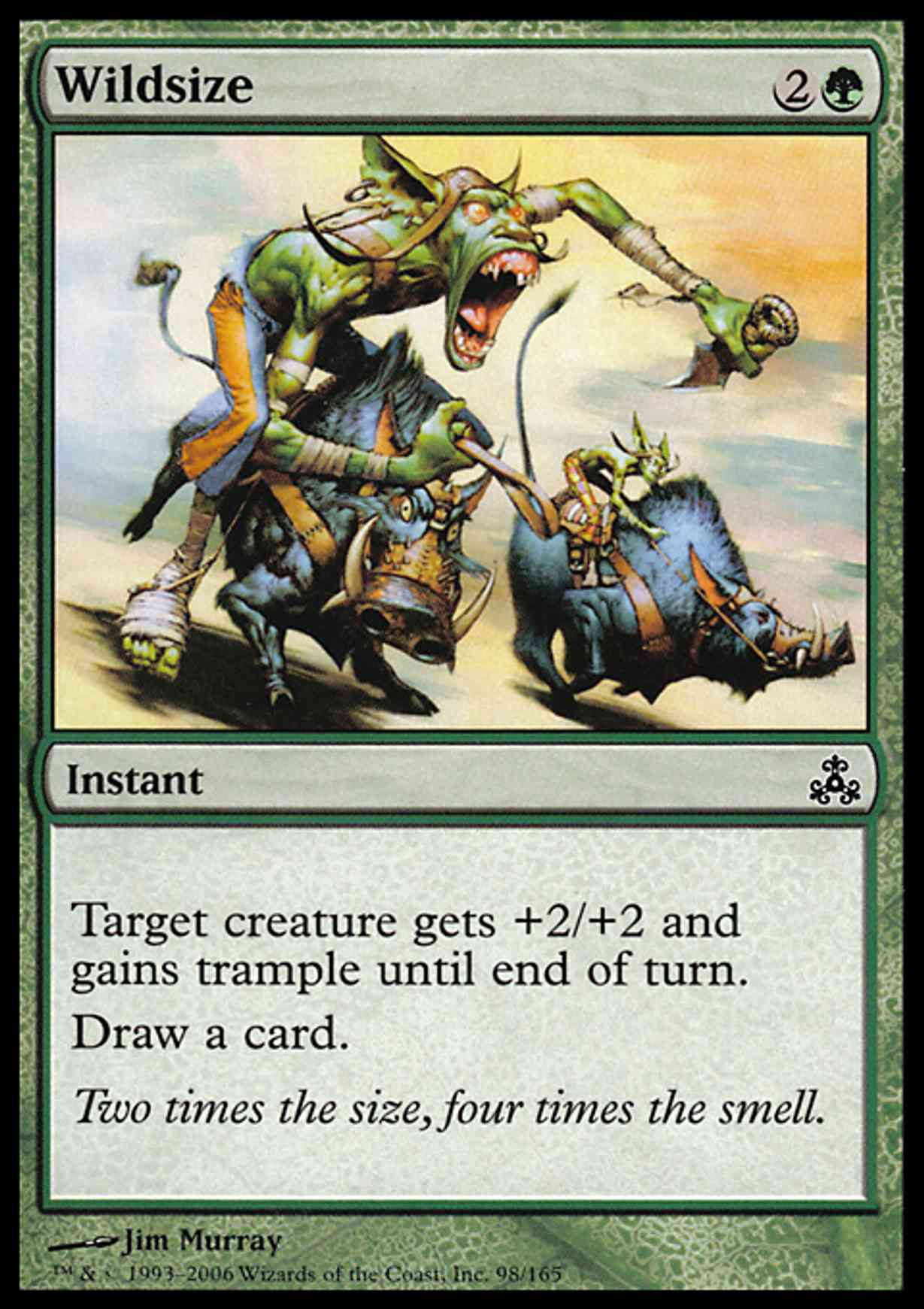 Wildsize magic card front