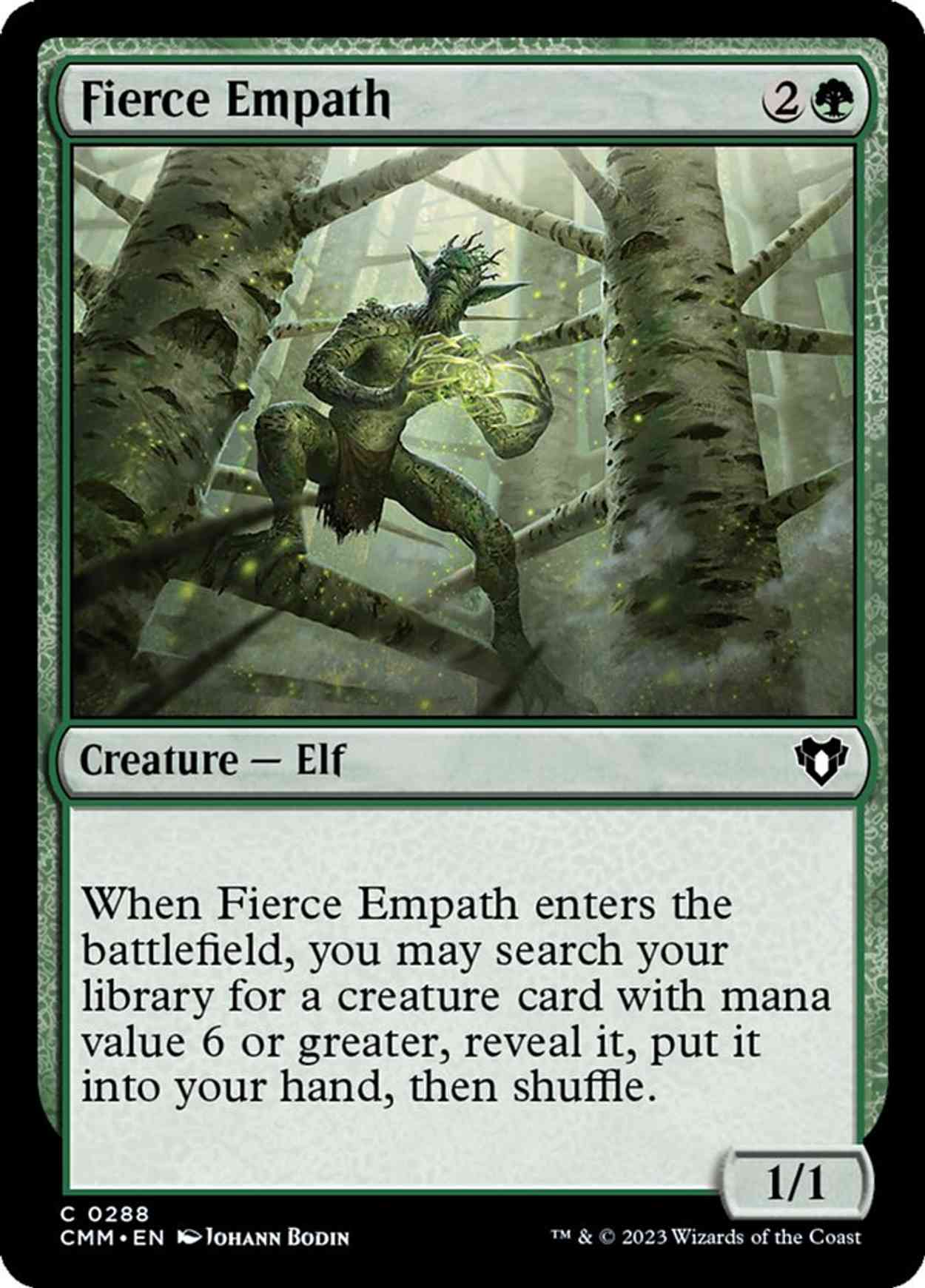 Fierce Empath magic card front