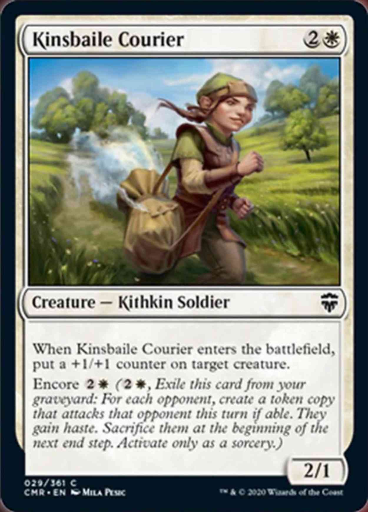 Kinsbaile Courier magic card front