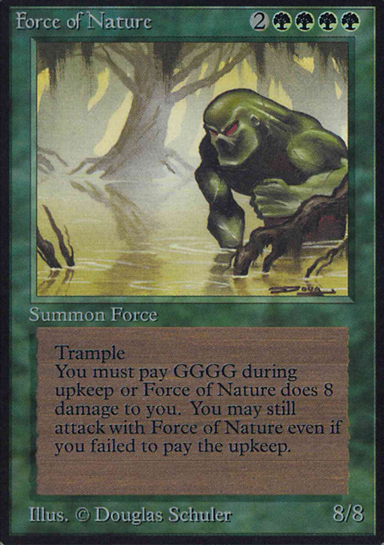 Force of Nature magic card front