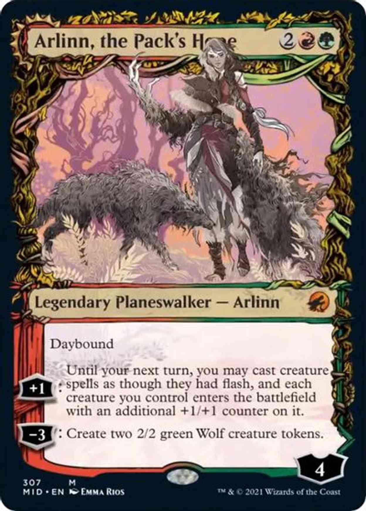 Arlinn, the Pack's Hope (Showcase) magic card front