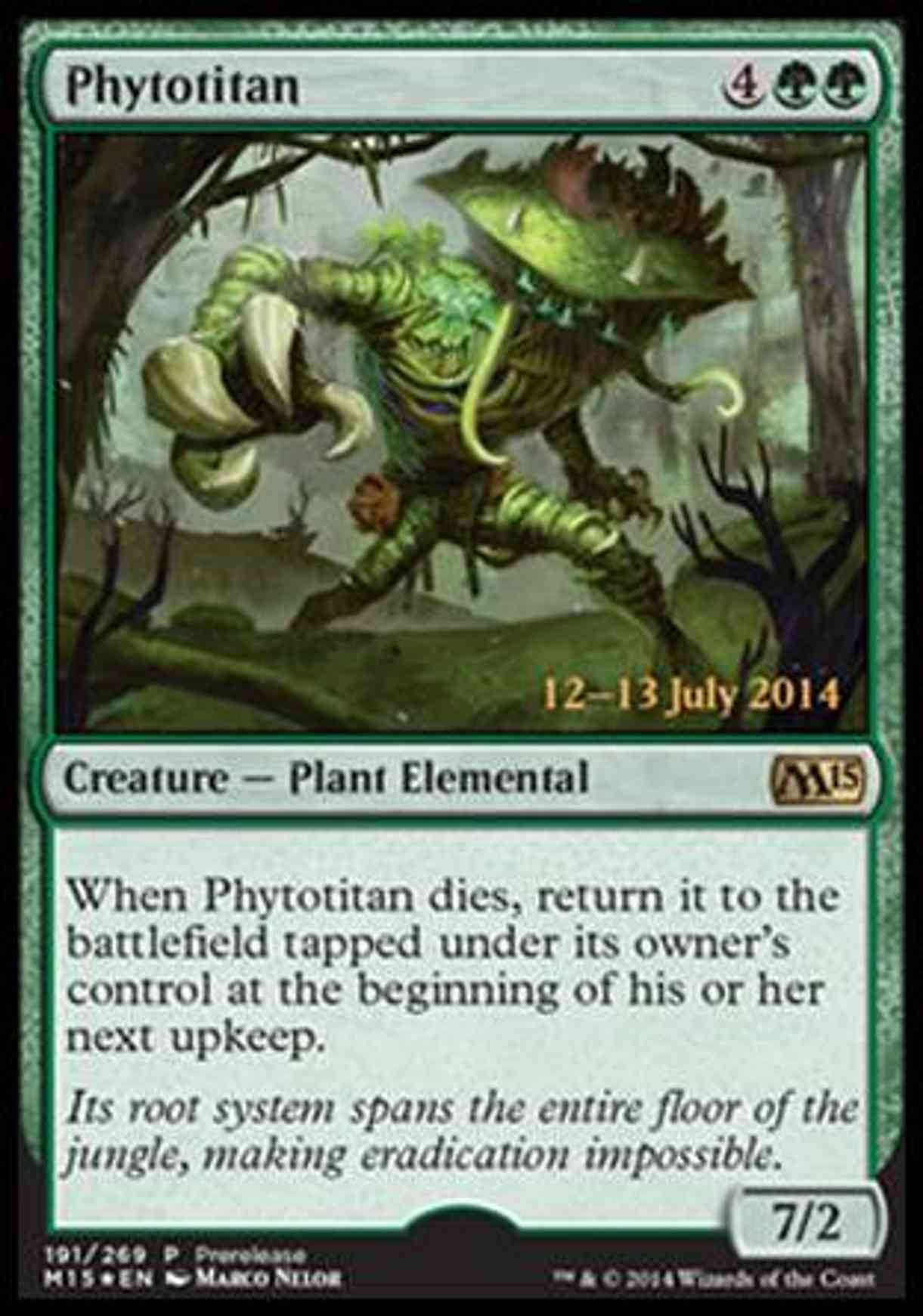 Phytotitan magic card front