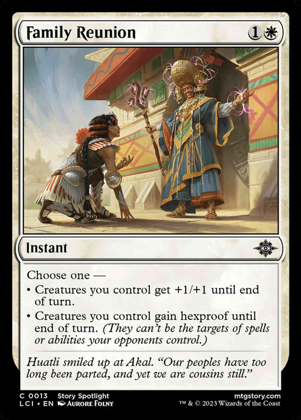 Family Reunion magic card front