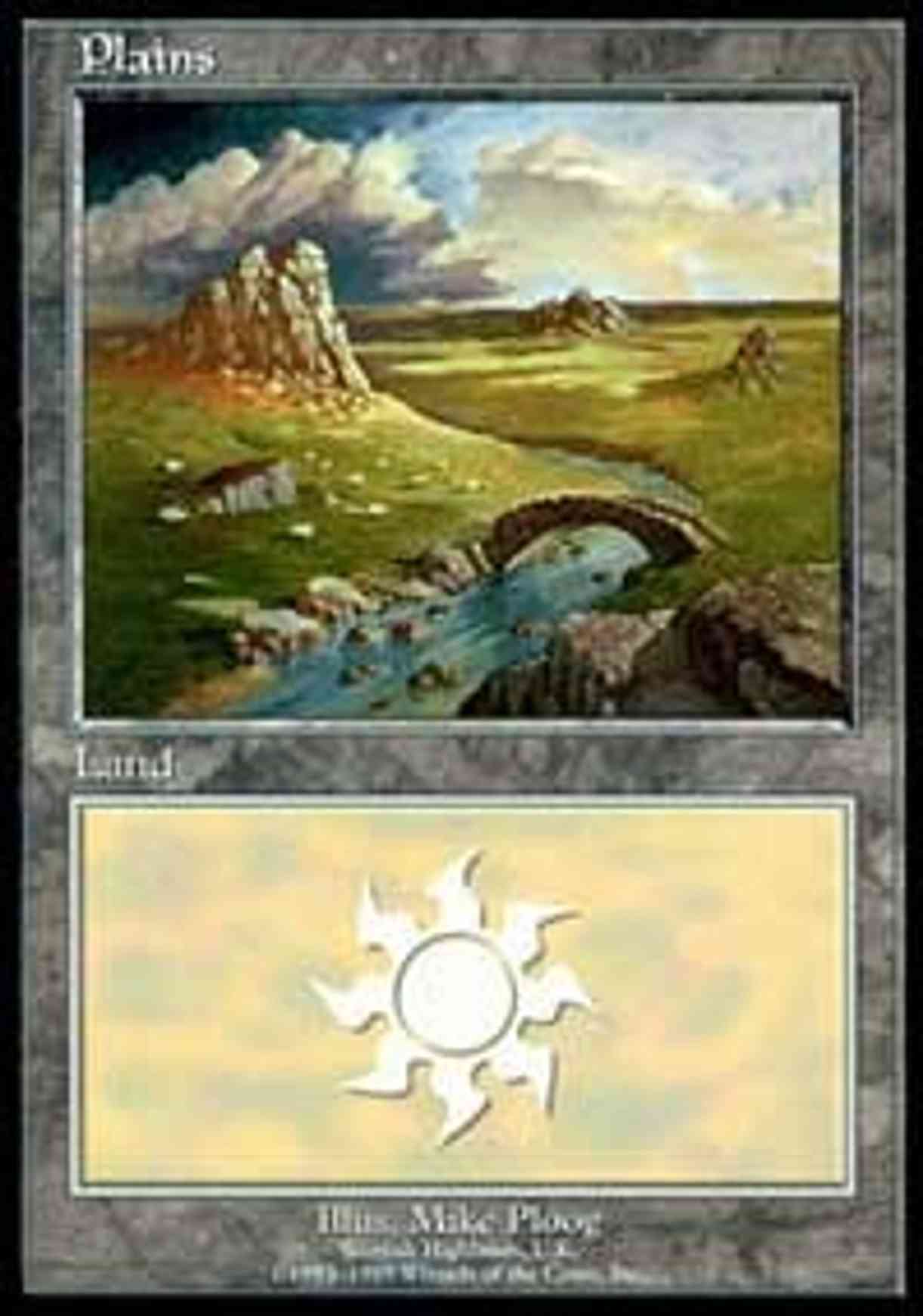 Plains - Scottish Highlands magic card front
