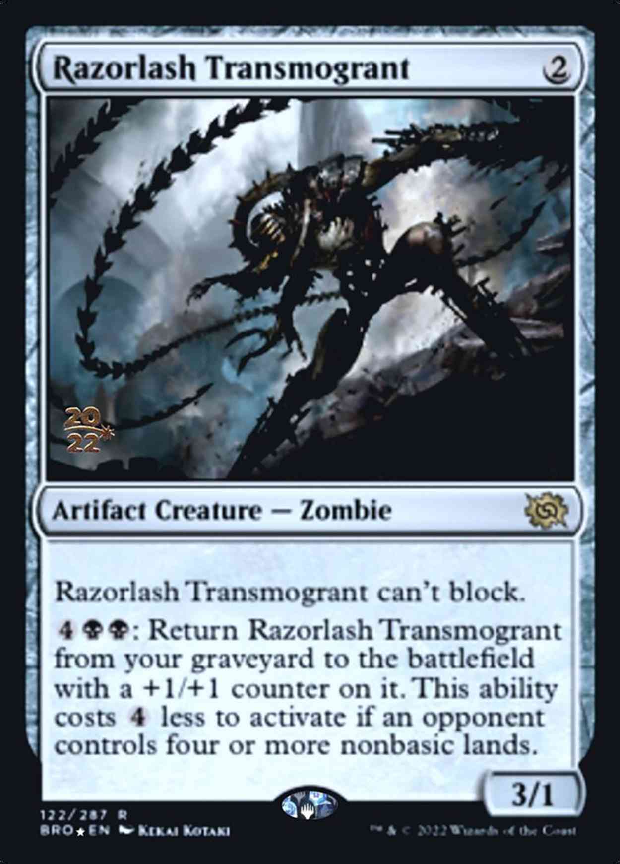 Razorlash Transmogrant magic card front