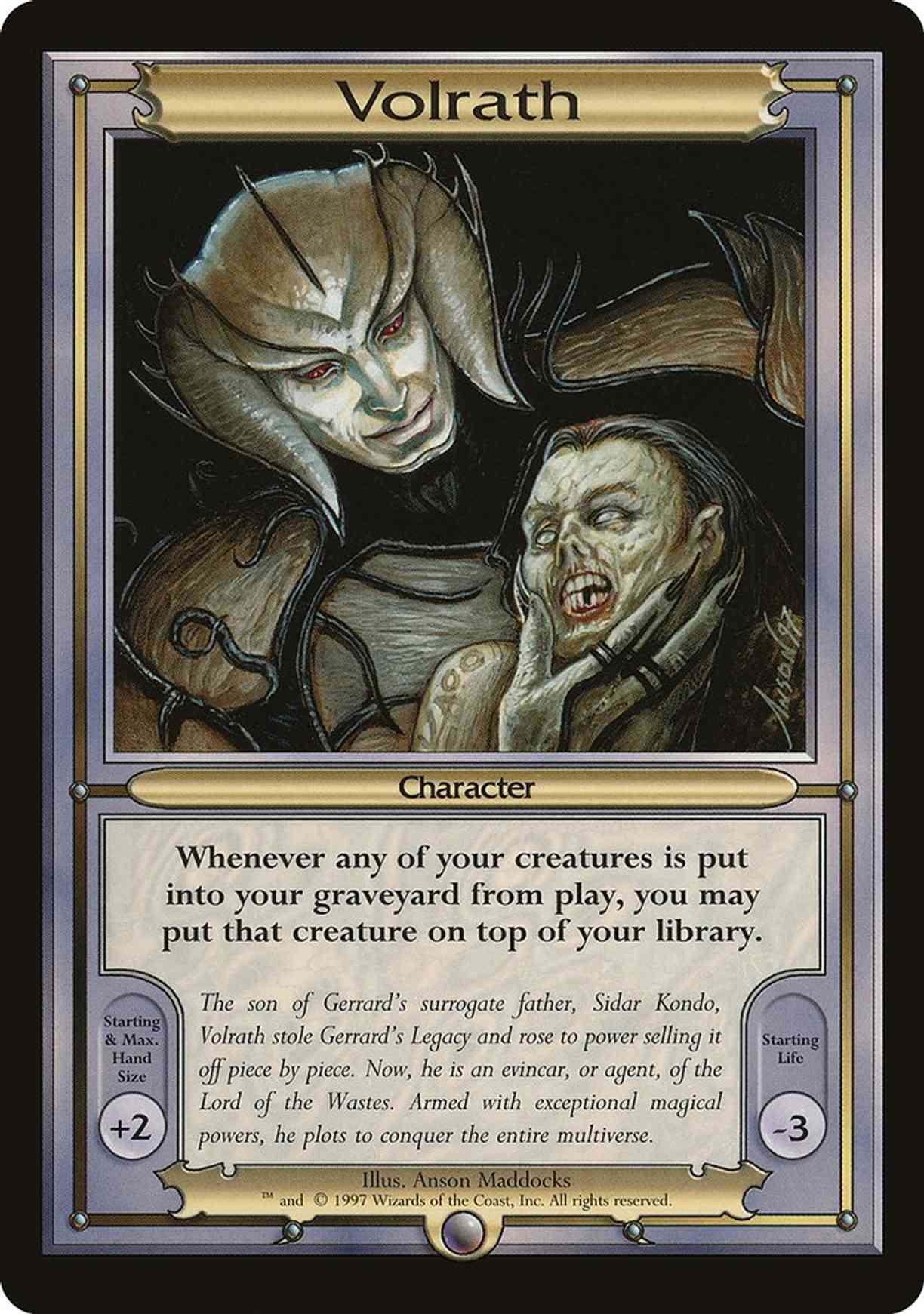 Volrath (Oversize) magic card front