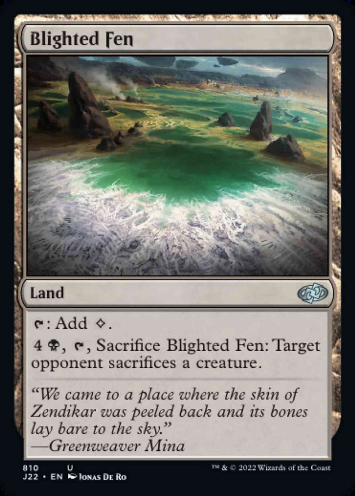 Blighted Fen magic card front