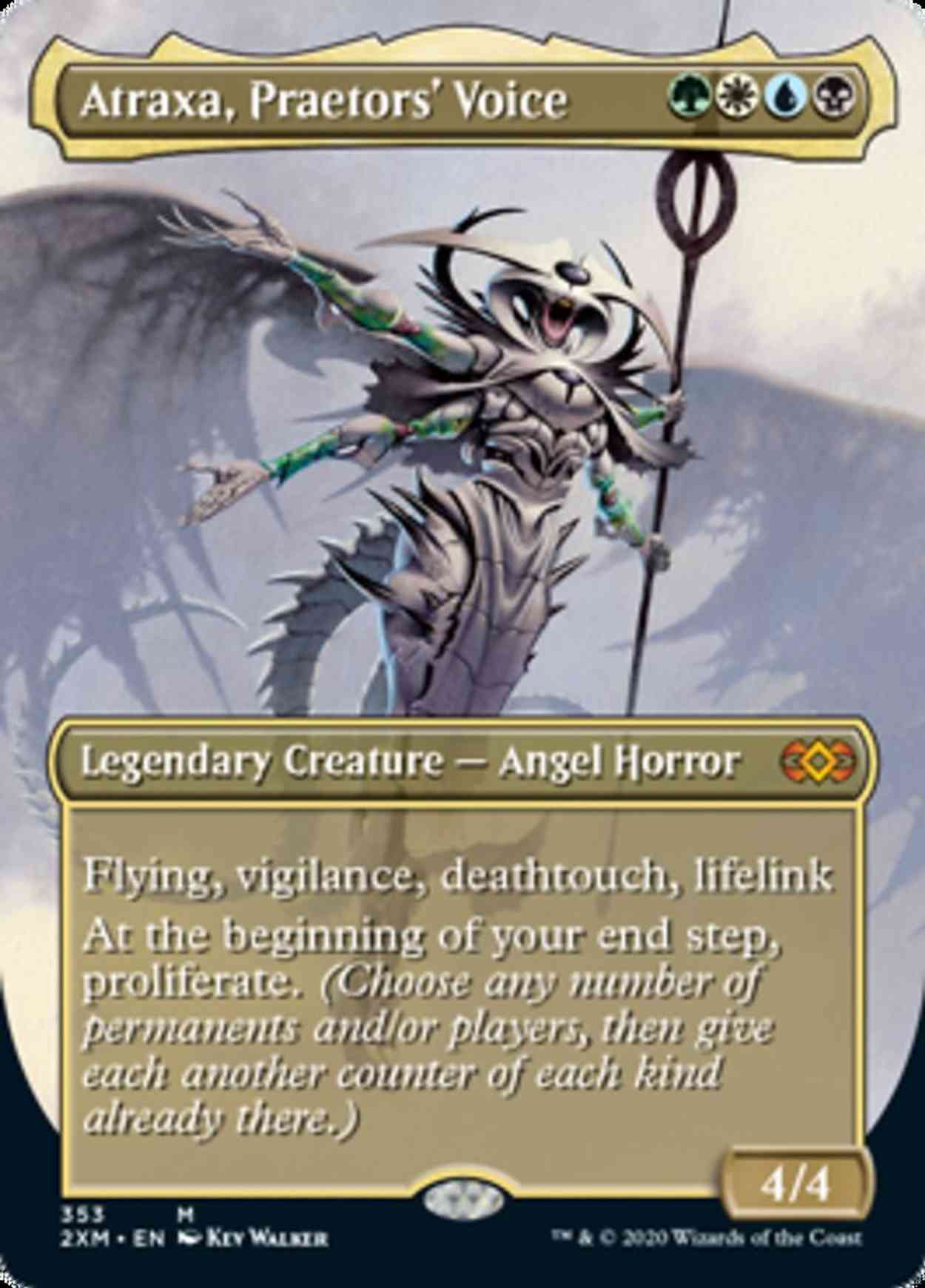 Atraxa, Praetors' Voice (Borderless) magic card front