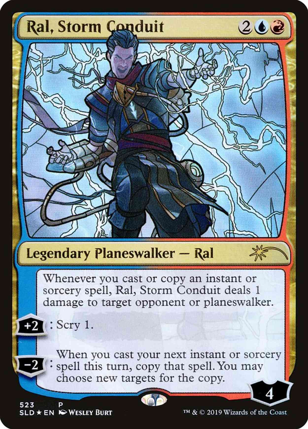 Ral, Storm Conduit (Stained Glass) magic card front