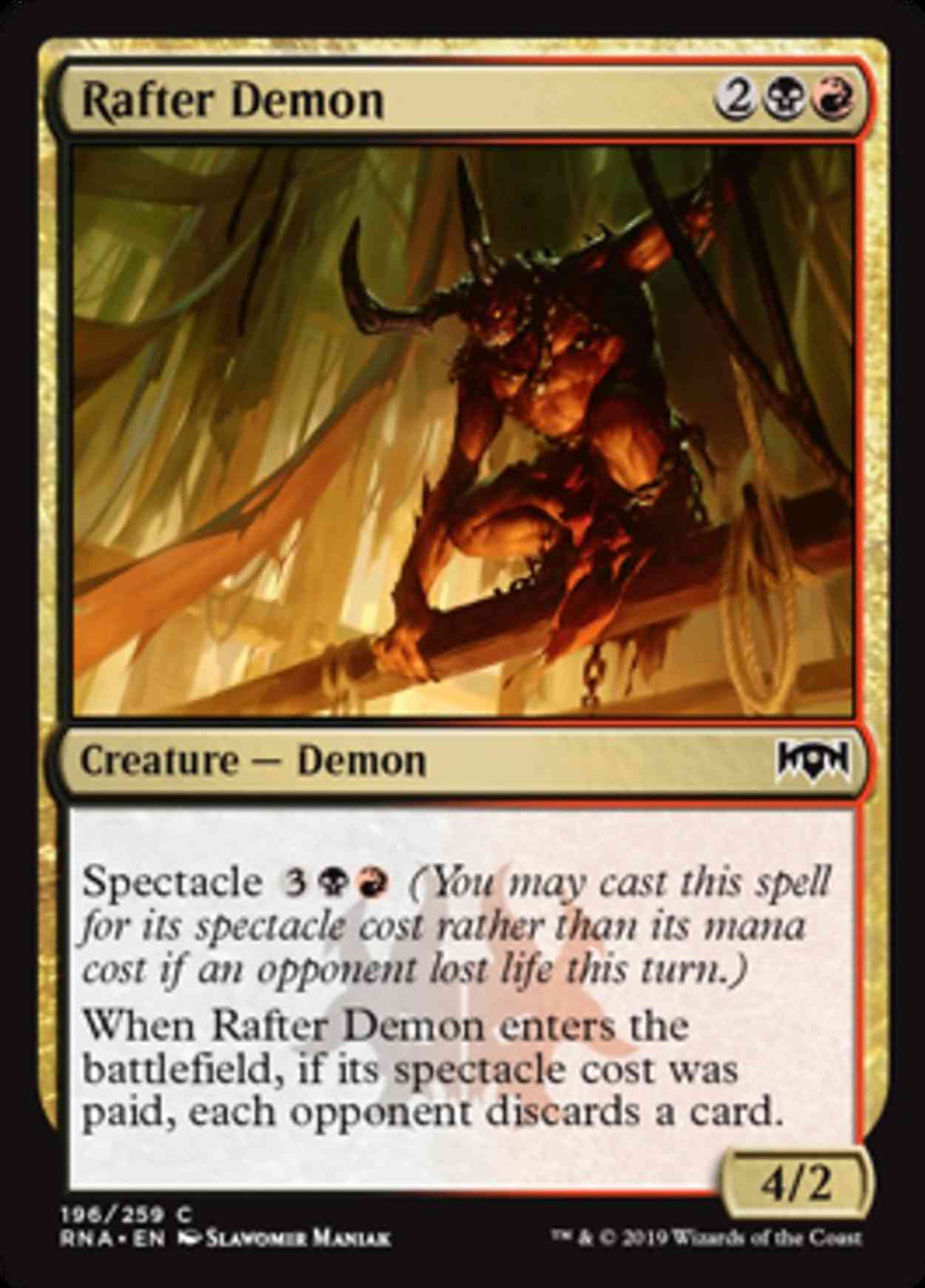 Rafter Demon magic card front
