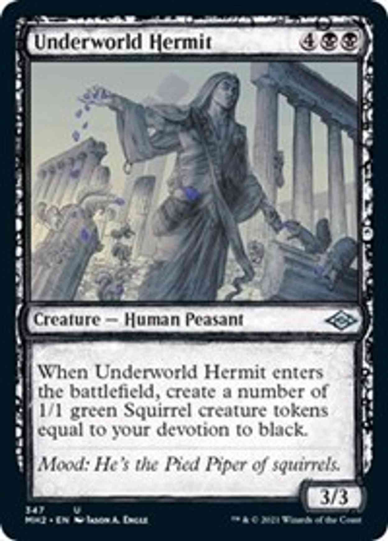 Underworld Hermit (Showcase) magic card front