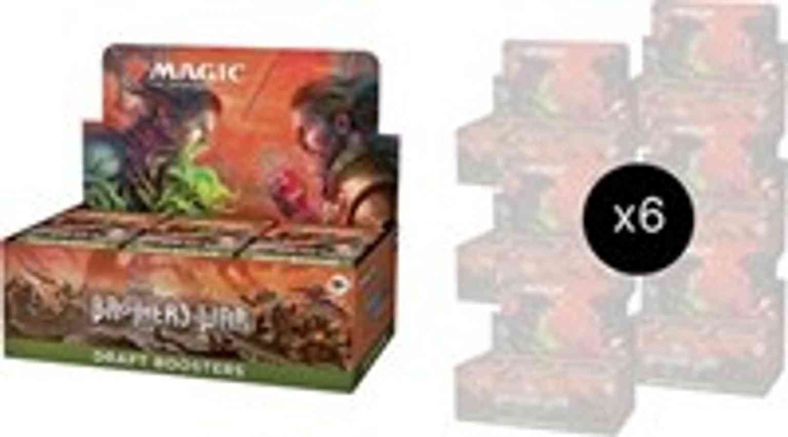 The Brothers' War - Draft Booster Box Case magic card front