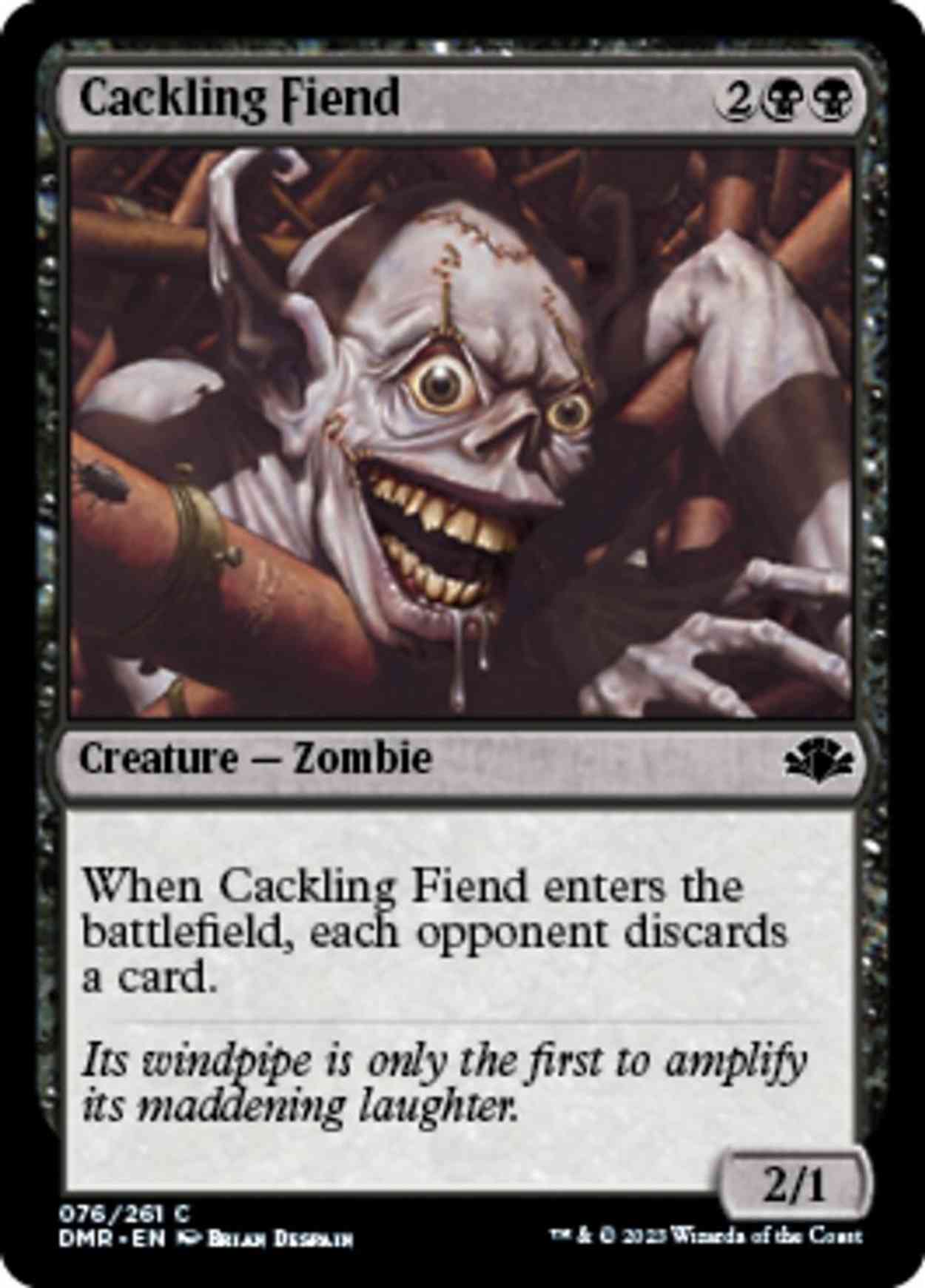 Cackling Fiend magic card front
