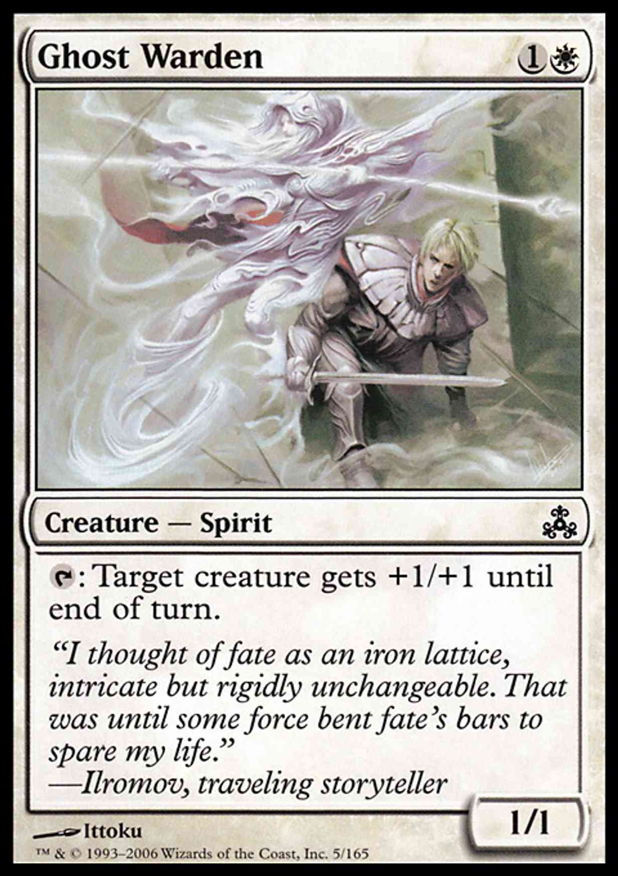 Ghost Warden magic card front