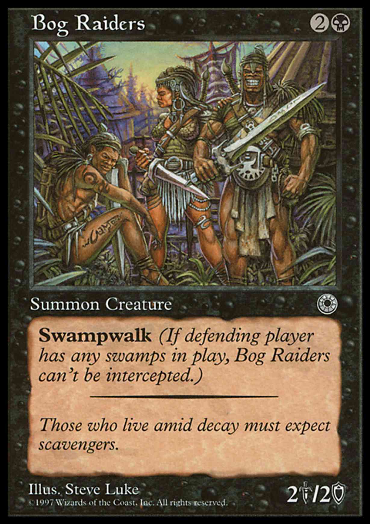 Bog Raiders magic card front