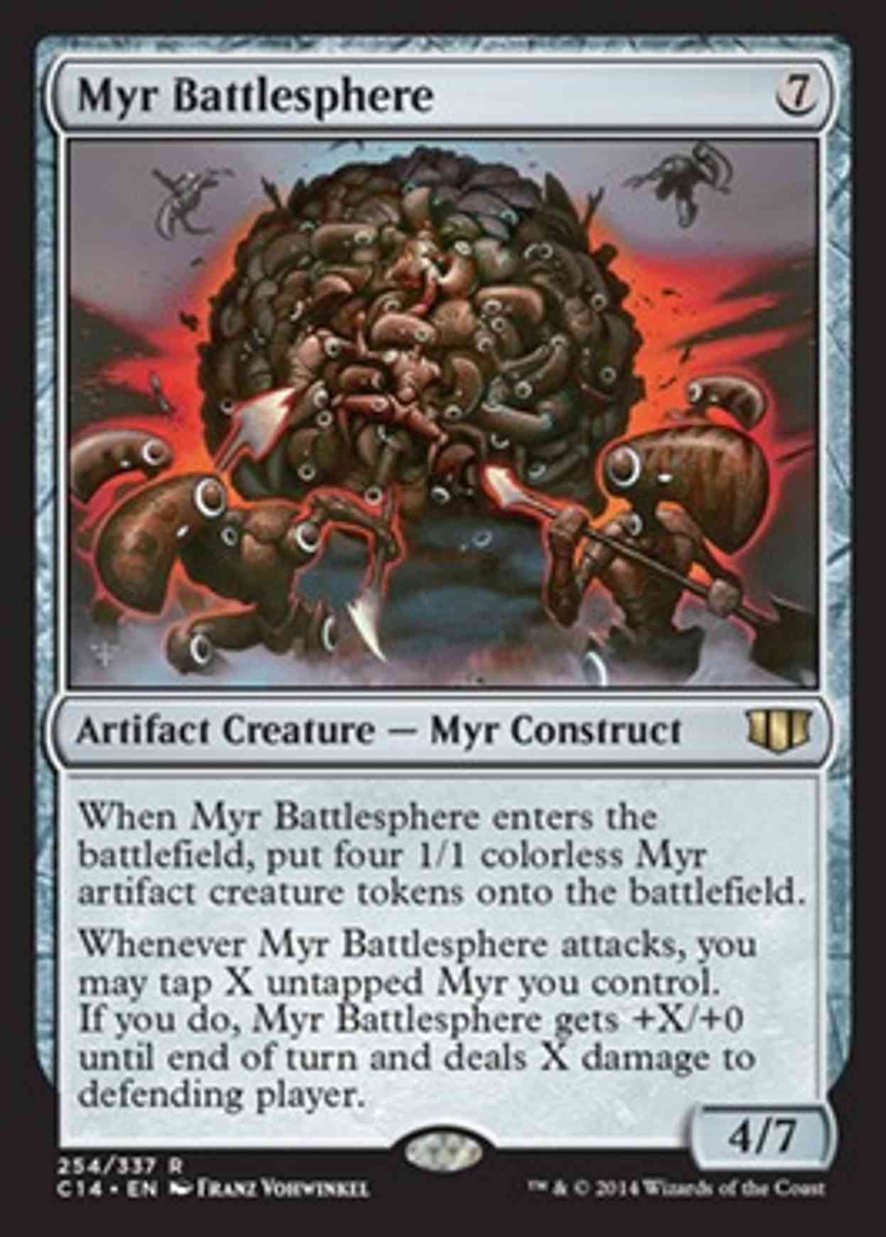 Myr Battlesphere magic card front