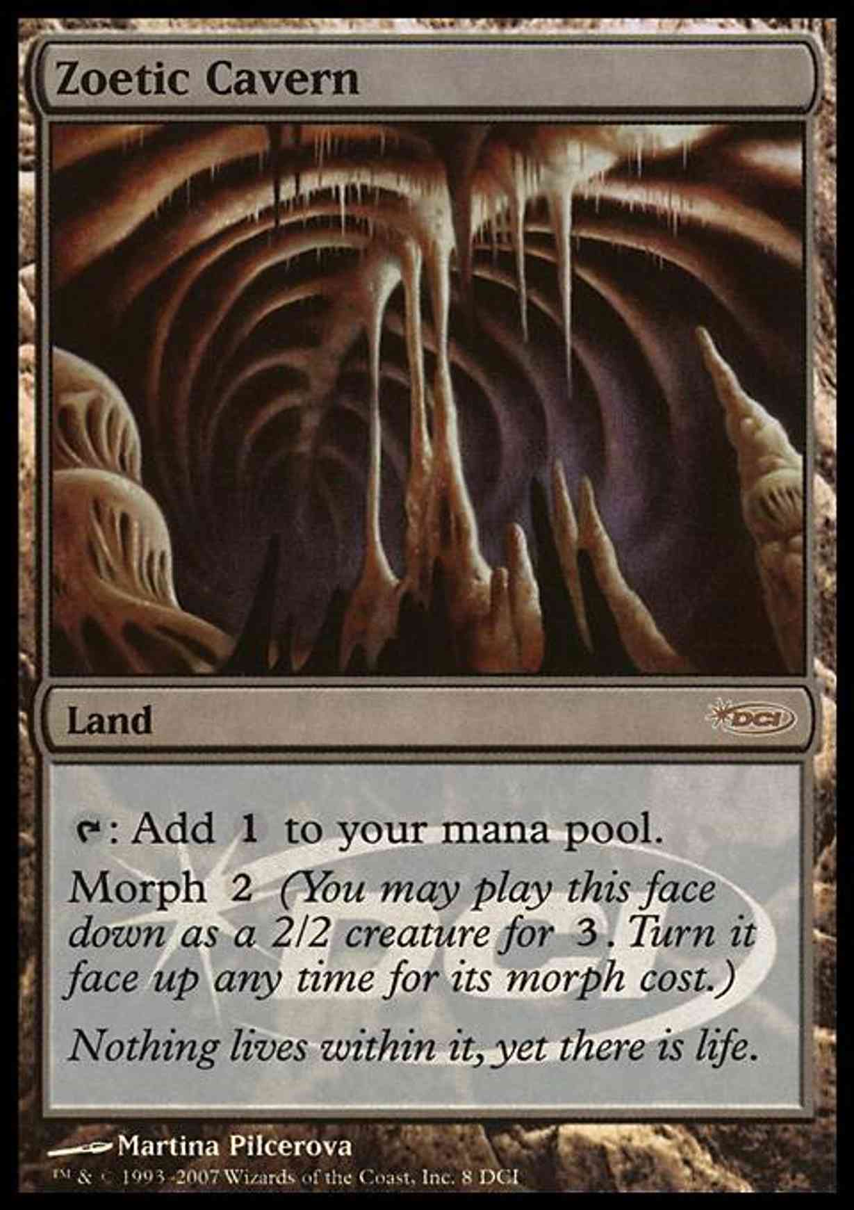Zoetic Cavern magic card front