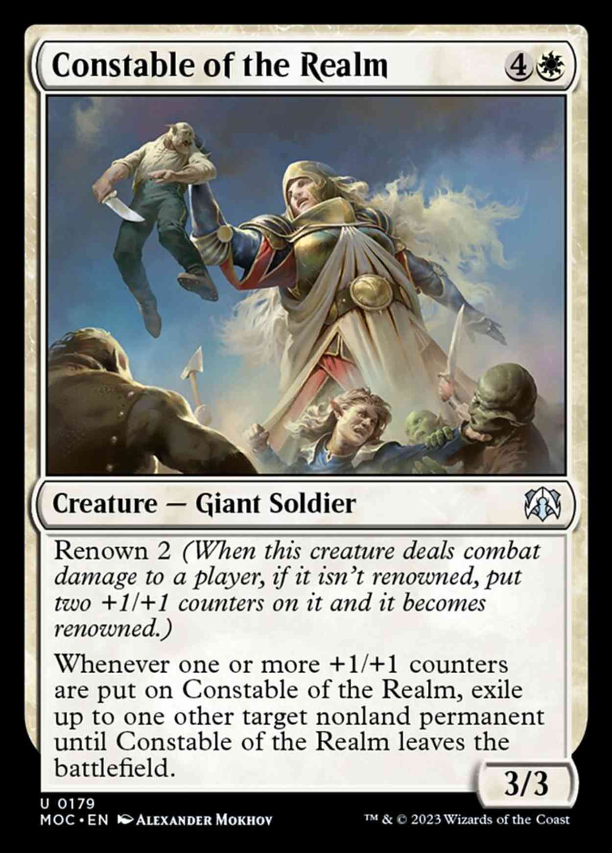 Constable of the Realm magic card front