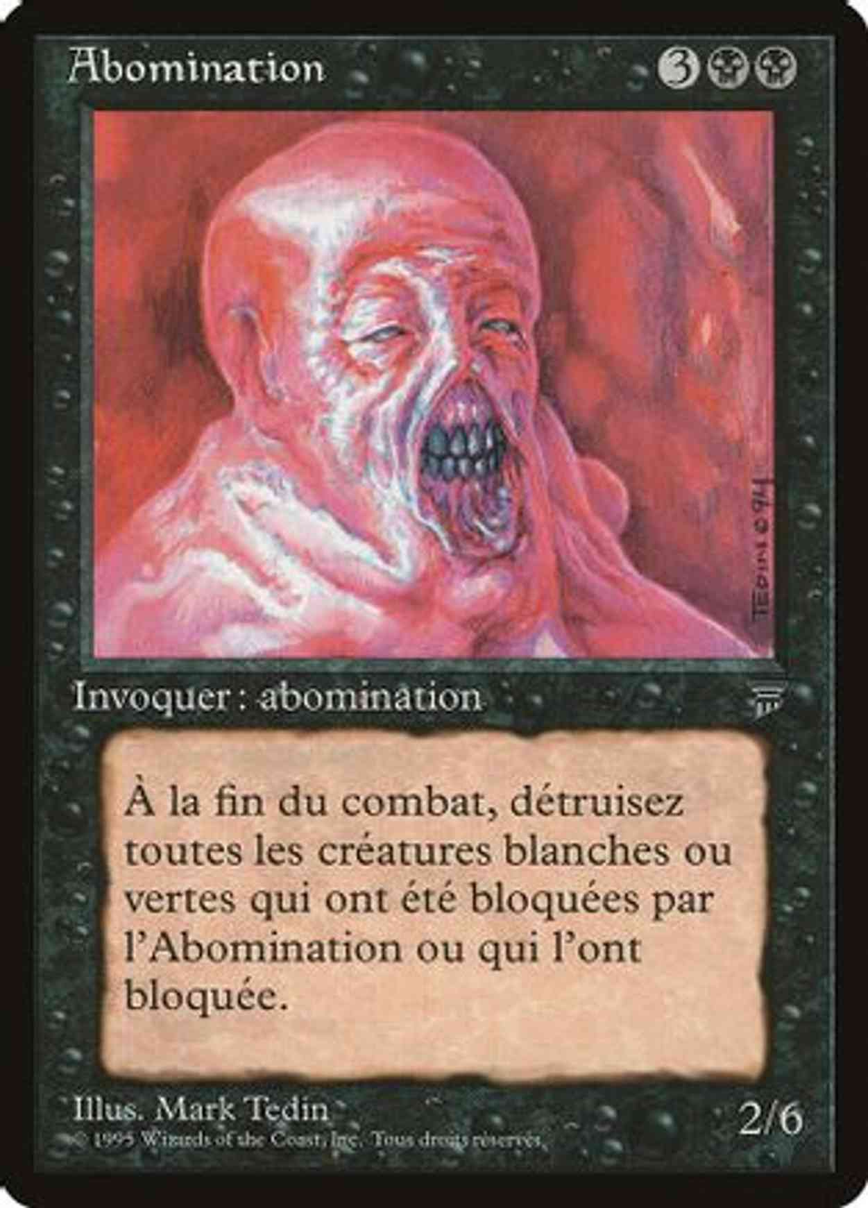 Abomination (French) magic card front