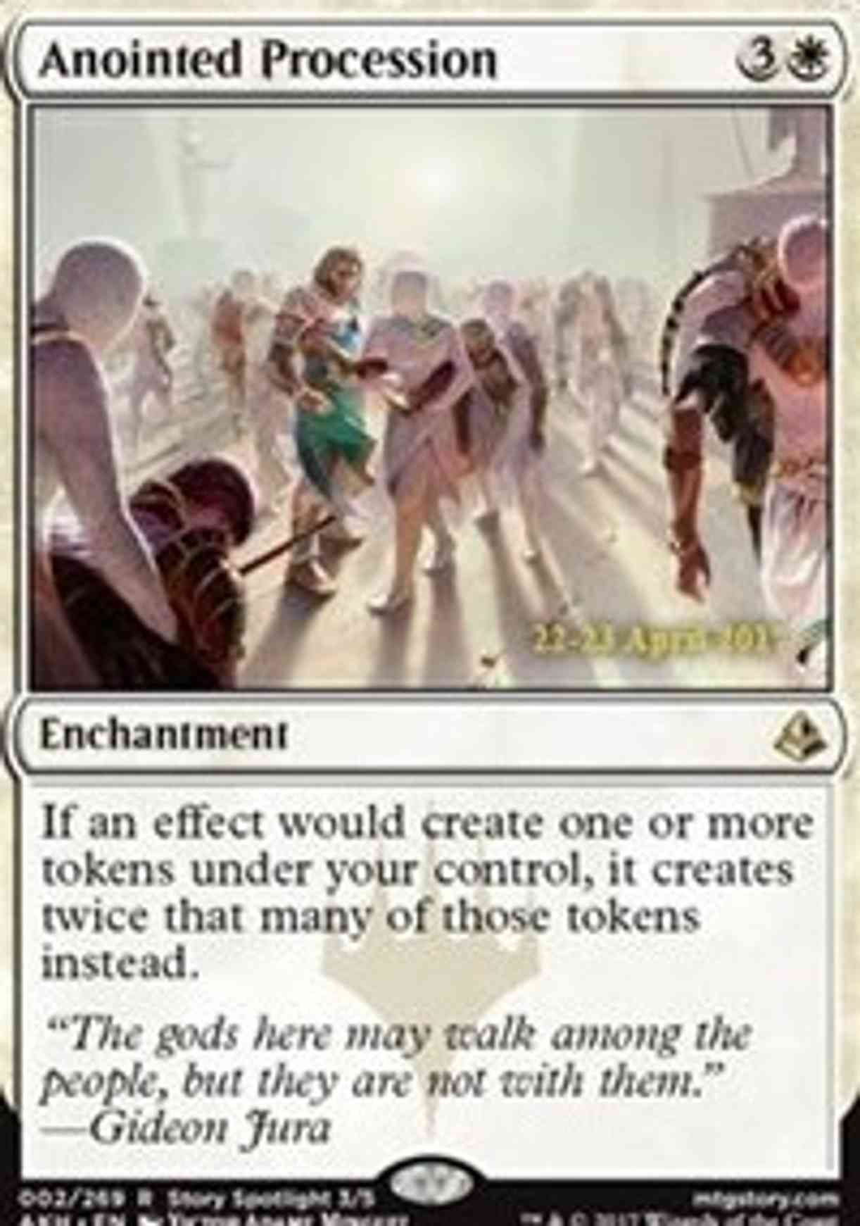 Anointed Procession magic card front
