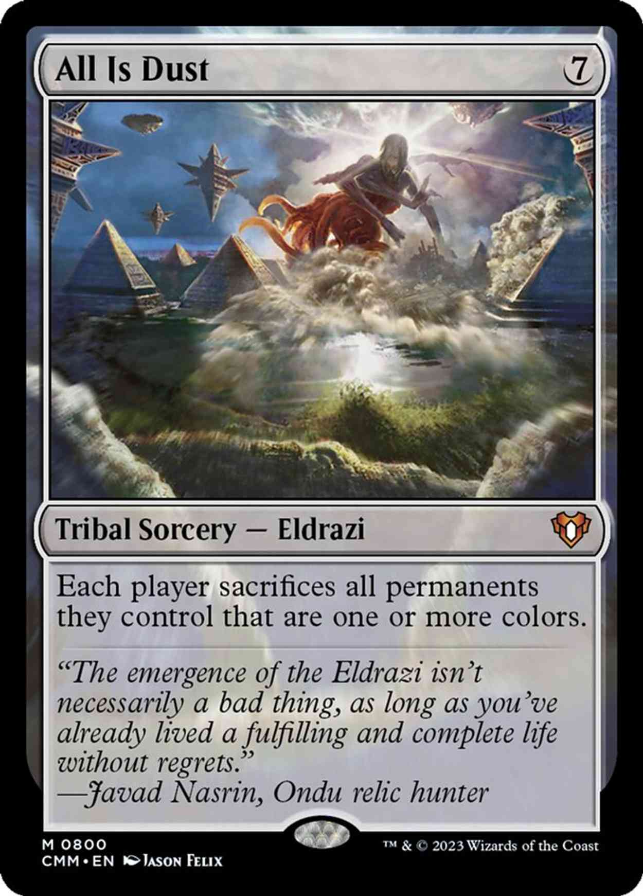 All Is Dust magic card front