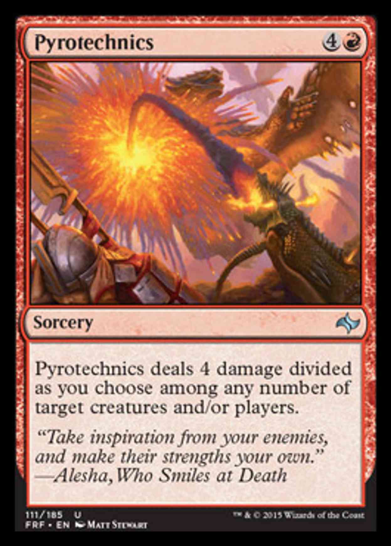 Pyrotechnics Price from mtg Fate Reforged