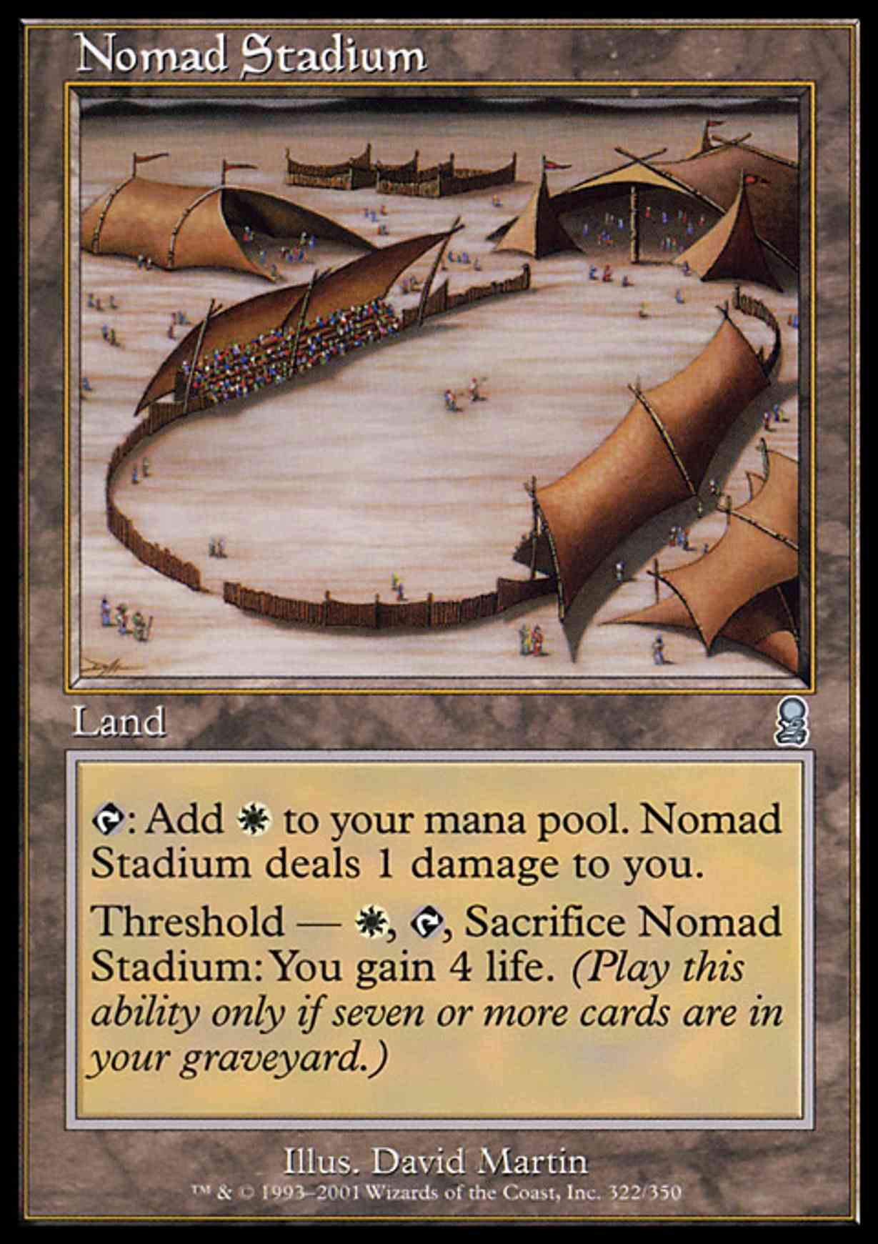 Nomad Stadium magic card front
