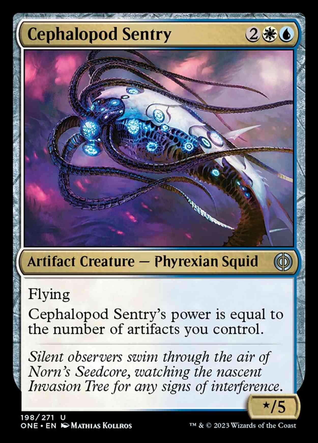 Cephalopod Sentry magic card front