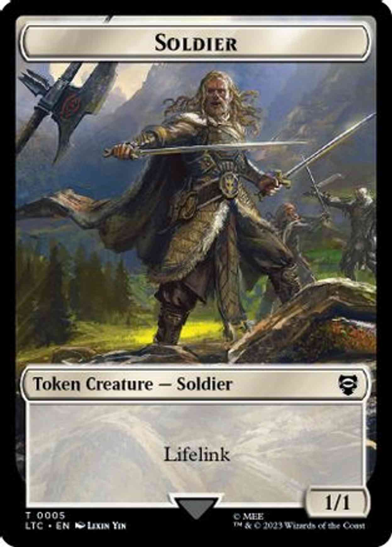 Soldier // Food (0010) Double-Sided Token magic card front