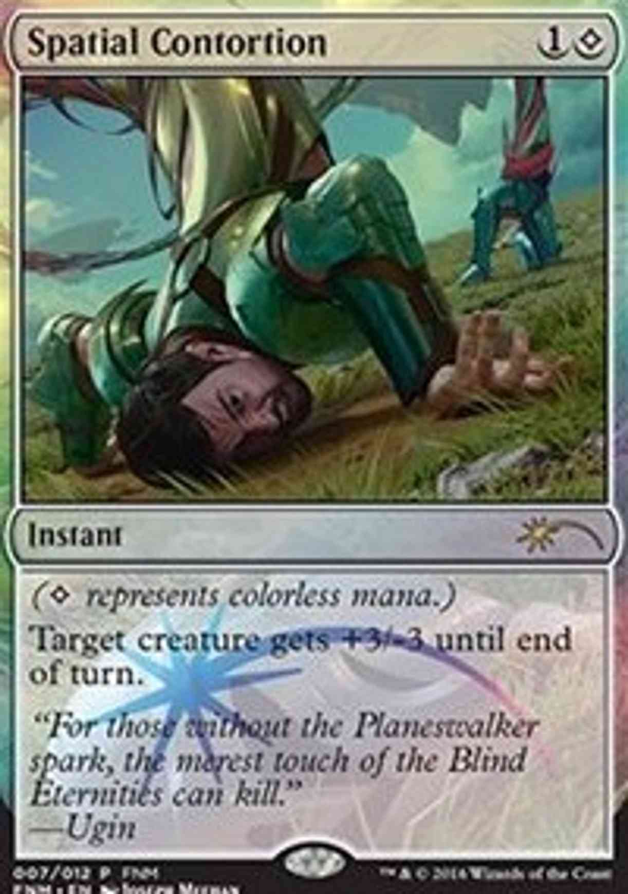 Spatial Contortion magic card front