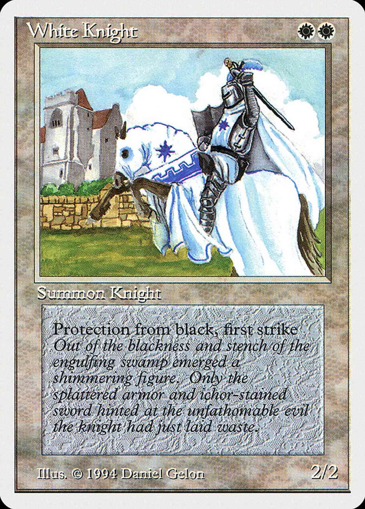 White Knight magic card front