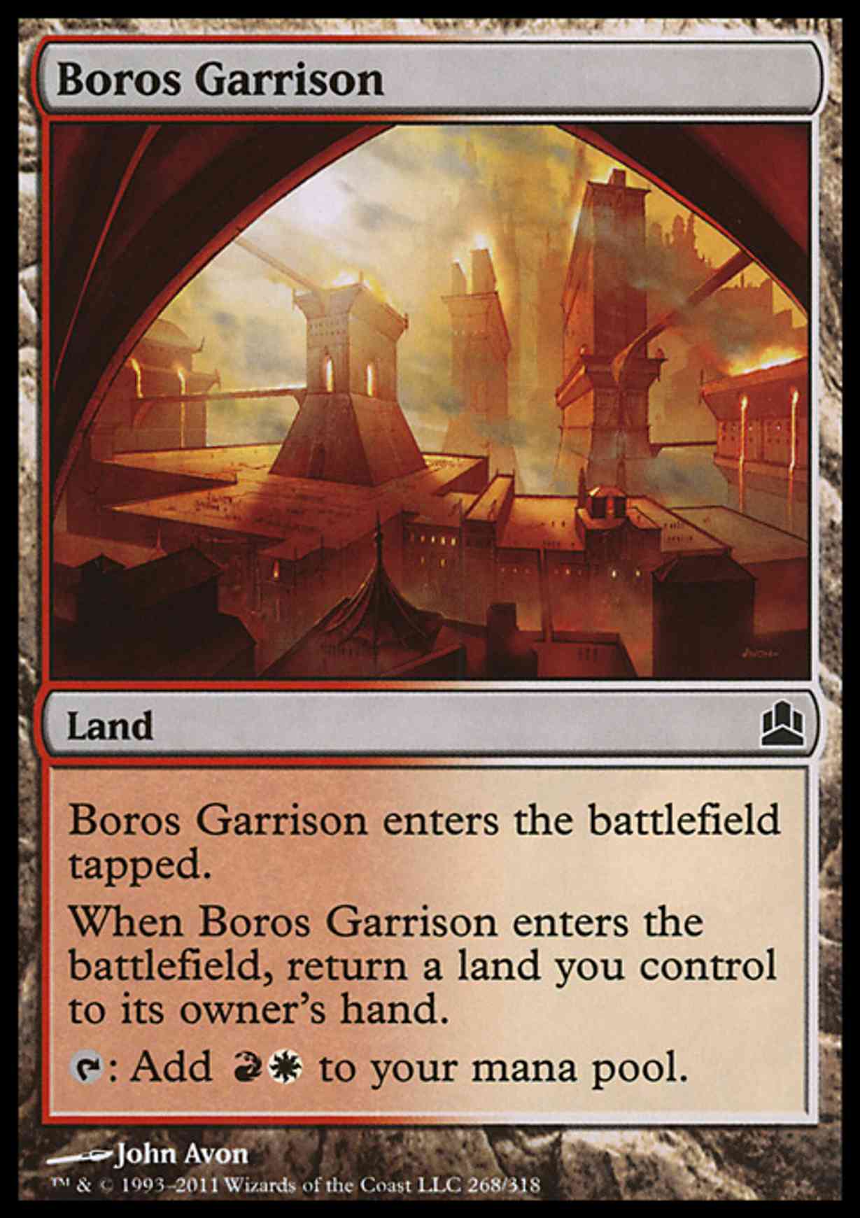 Boros Garrison Price from mtg Magic The
