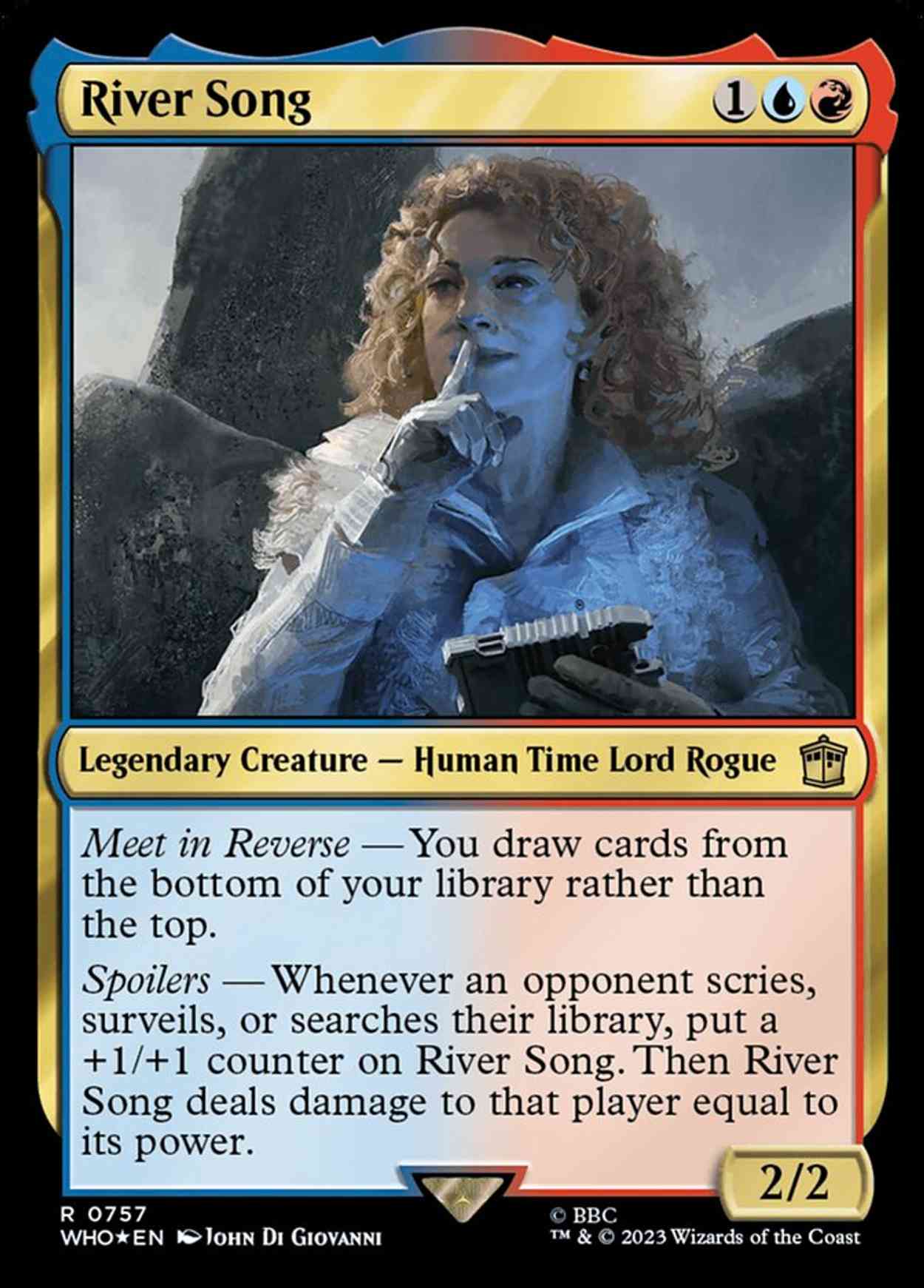 River Song (Surge Foil) magic card front