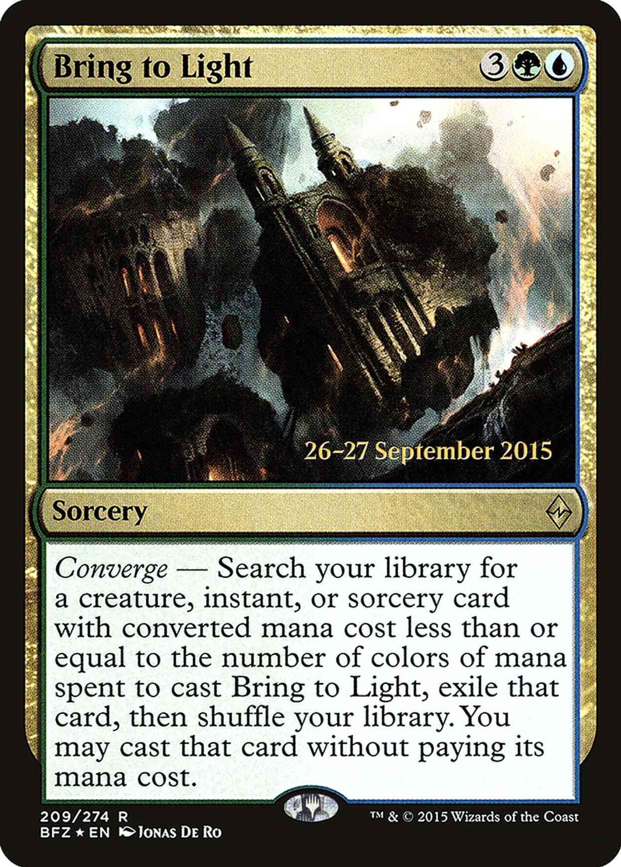 Bring to Light magic card front