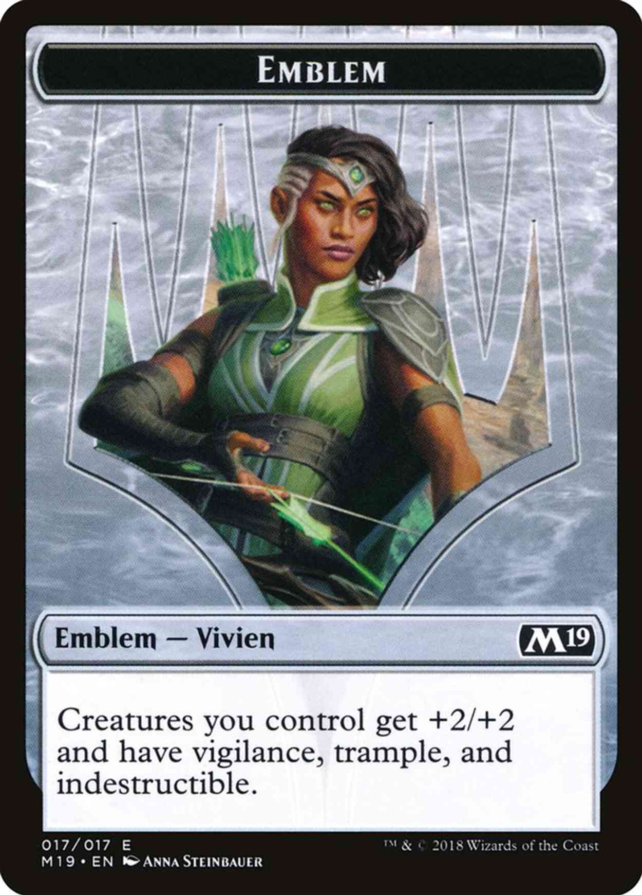 Emblem - Vivien Reid magic card front