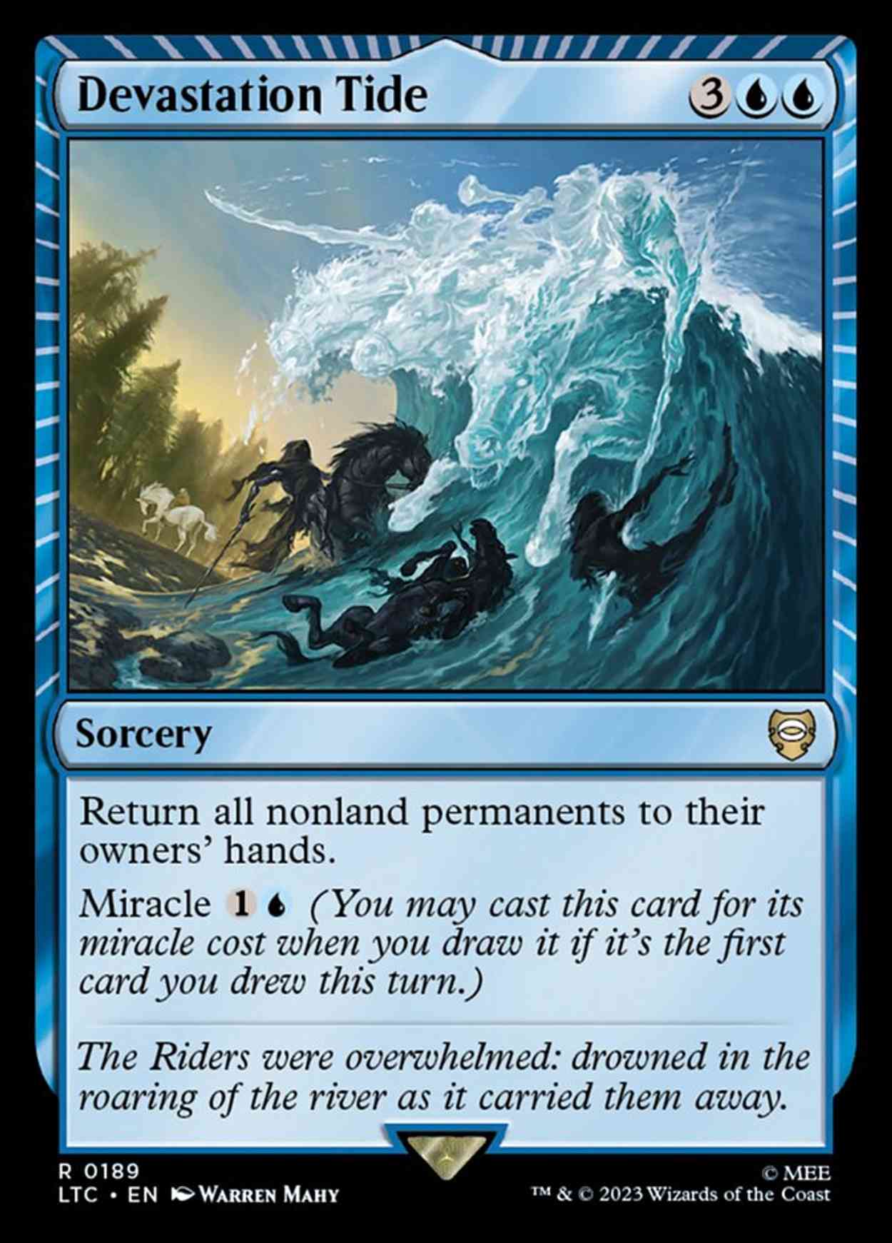 Devastation Tide magic card front