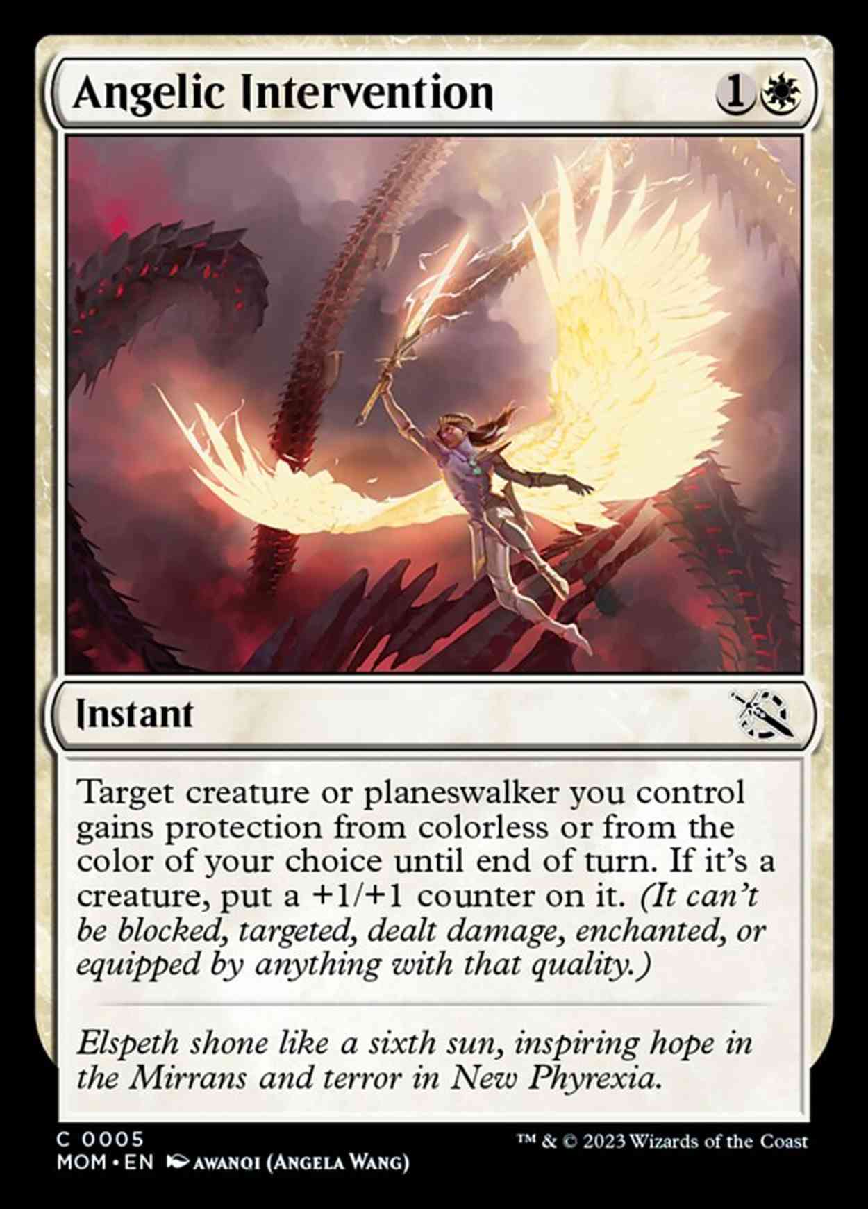 Angelic Intervention magic card front