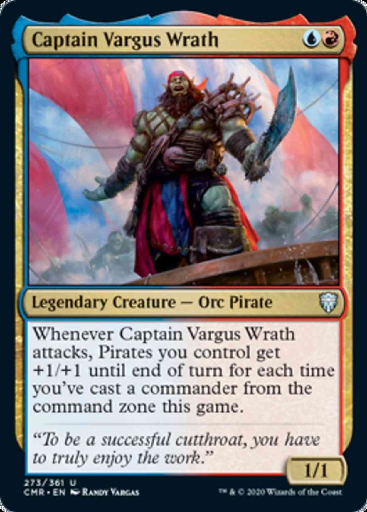 Captain Vargus Wrath magic card front