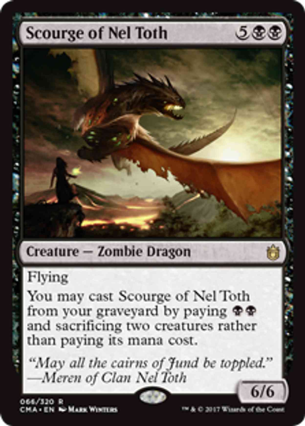 Scourge of Nel Toth magic card front