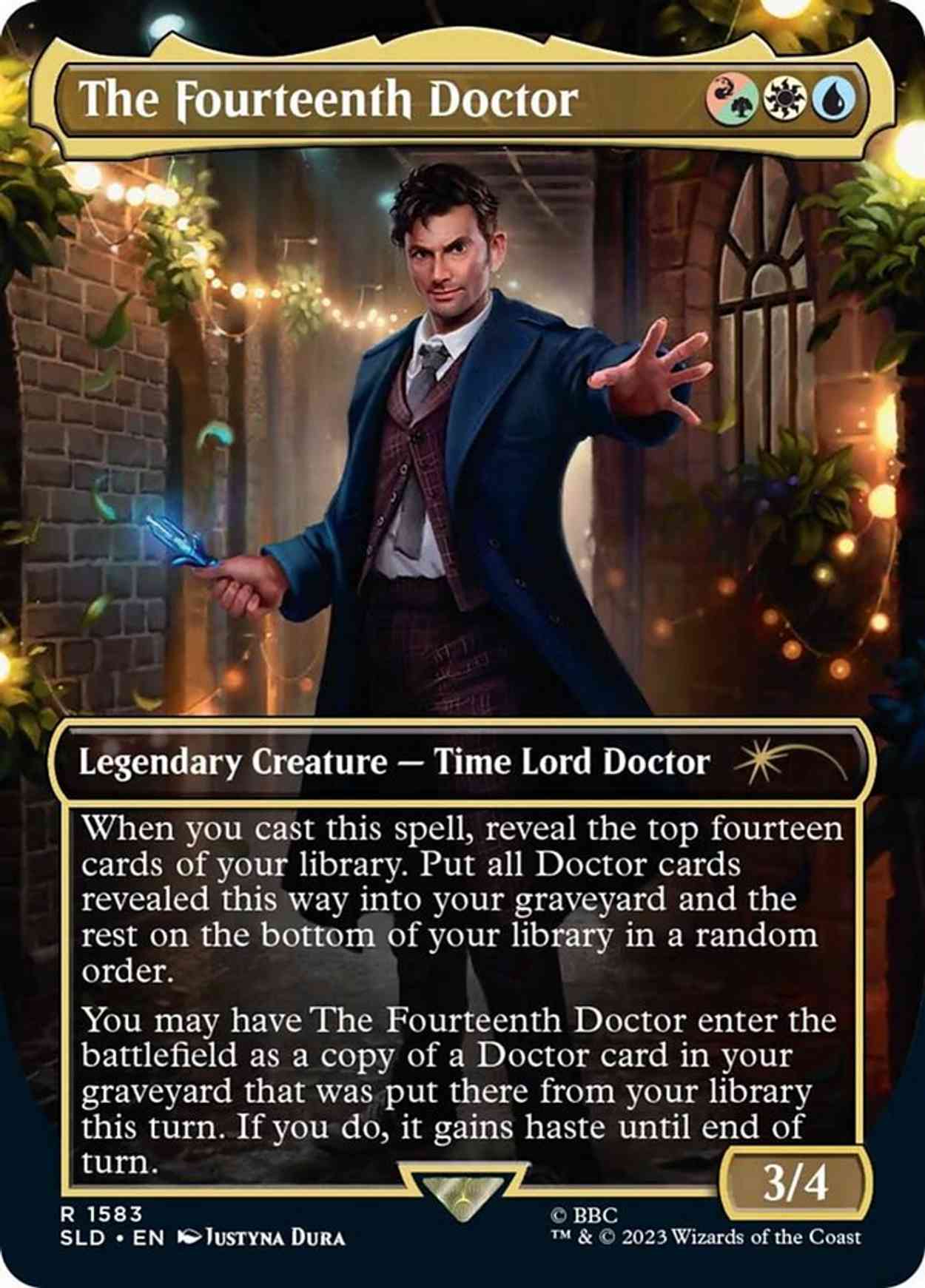 The Fourteenth Doctor magic card front