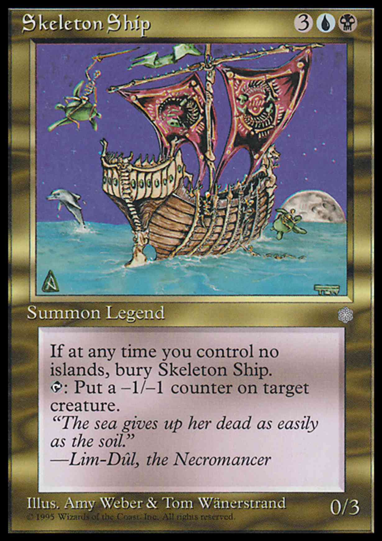 Skeleton Ship magic card front