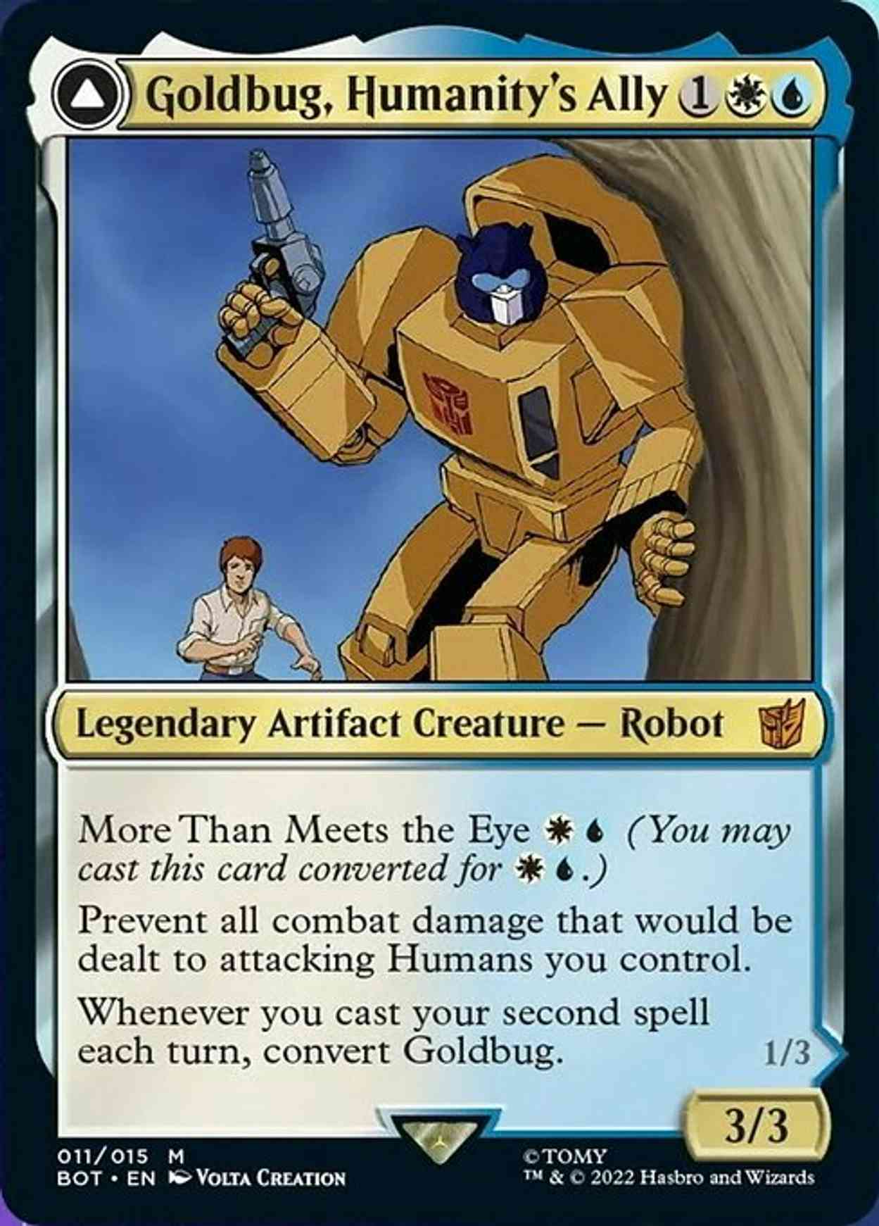 Goldbug, Humanity's Ally magic card front