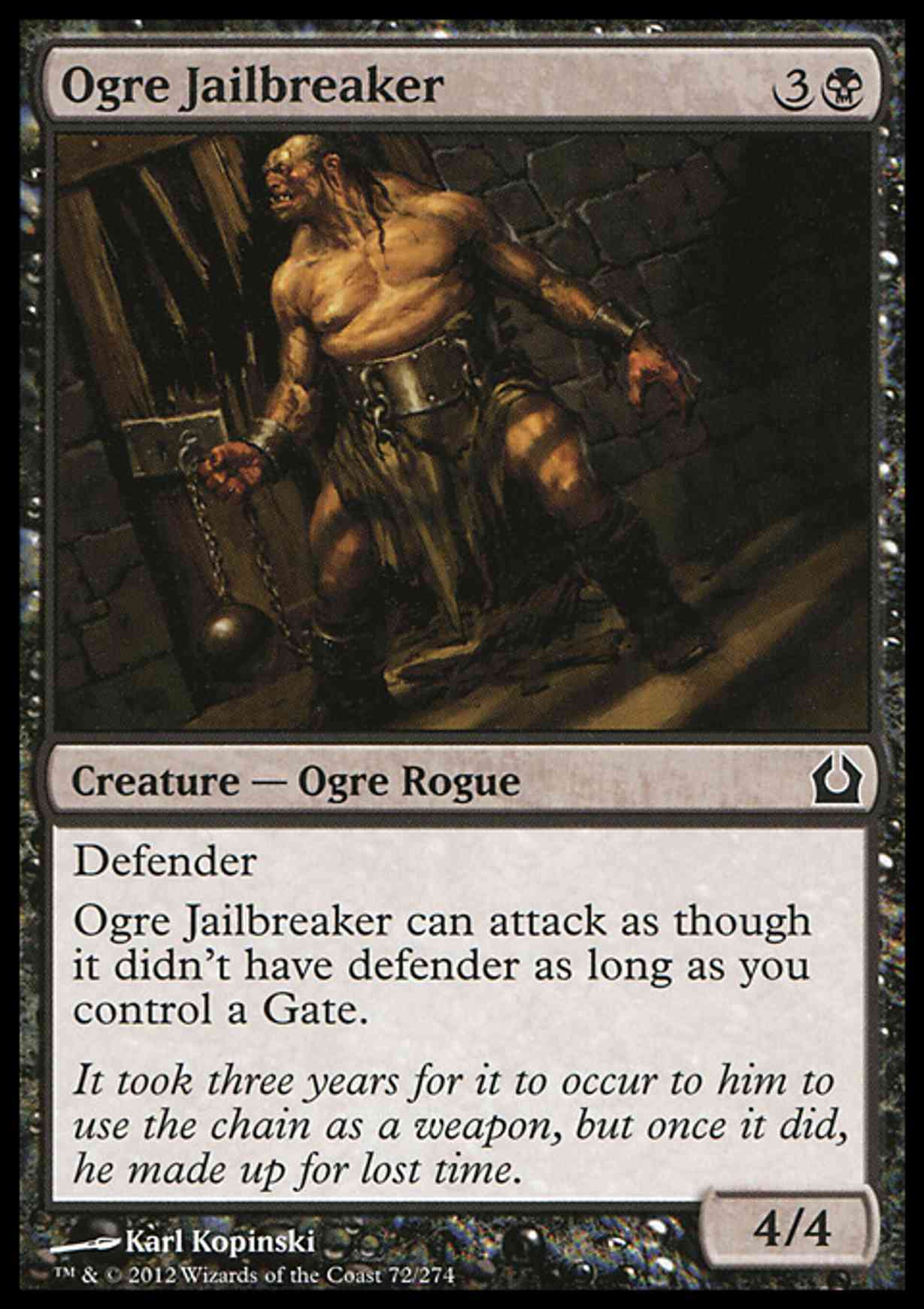 Ogre Jailbreaker magic card front